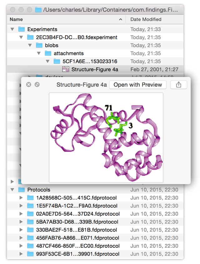 Experiments and protocols